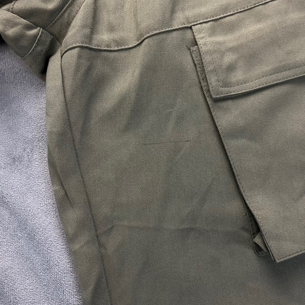 Fashion Nova Call Me Cargo Twill Joggers Olive Green Women's Size XS - Picture 7 of 9